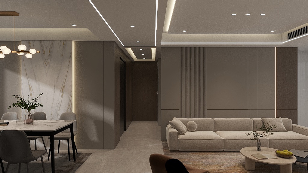 阜宁品清装饰设计-文澜府12-104-装修设计方案