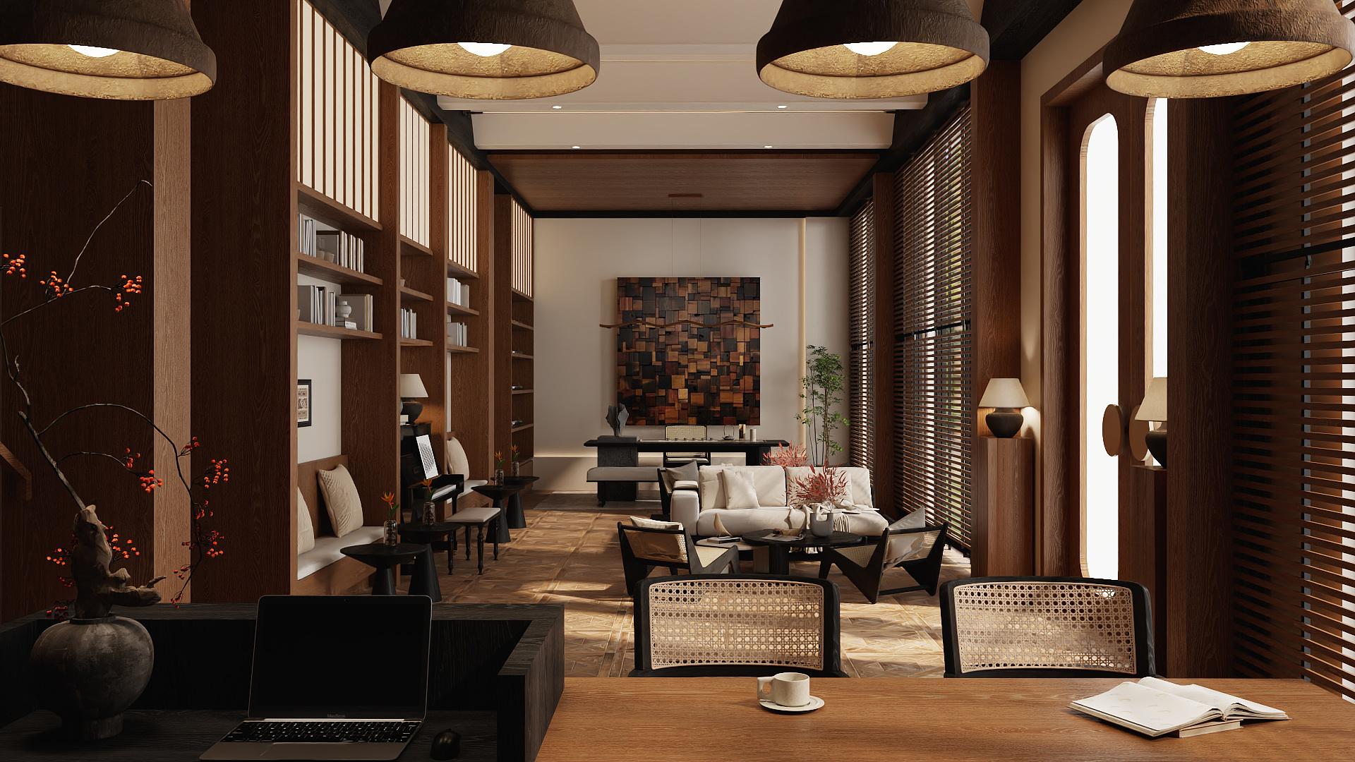 设计师啊斌-民宿大厅-副本-副本-装修设计方案