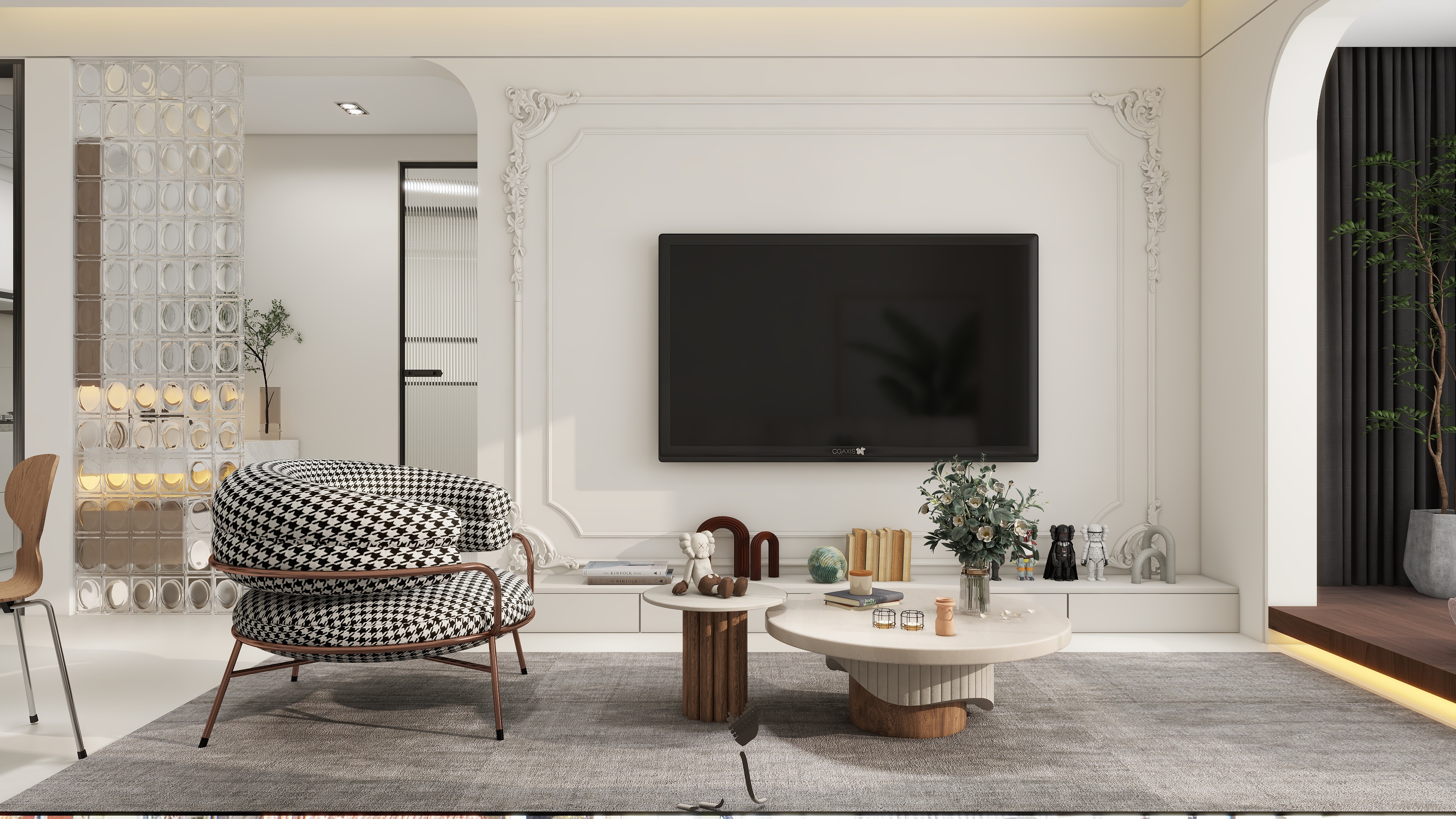 沫宁设计-学府尚城小区89㎡3室-装修设计方案