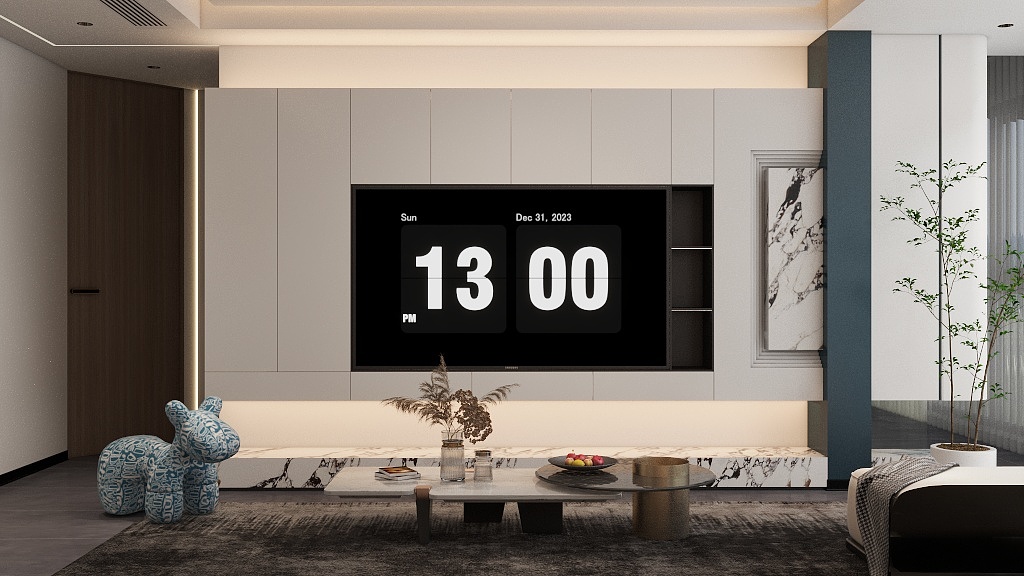 十四雨-绿城春江明月现代极简-装修设计方案