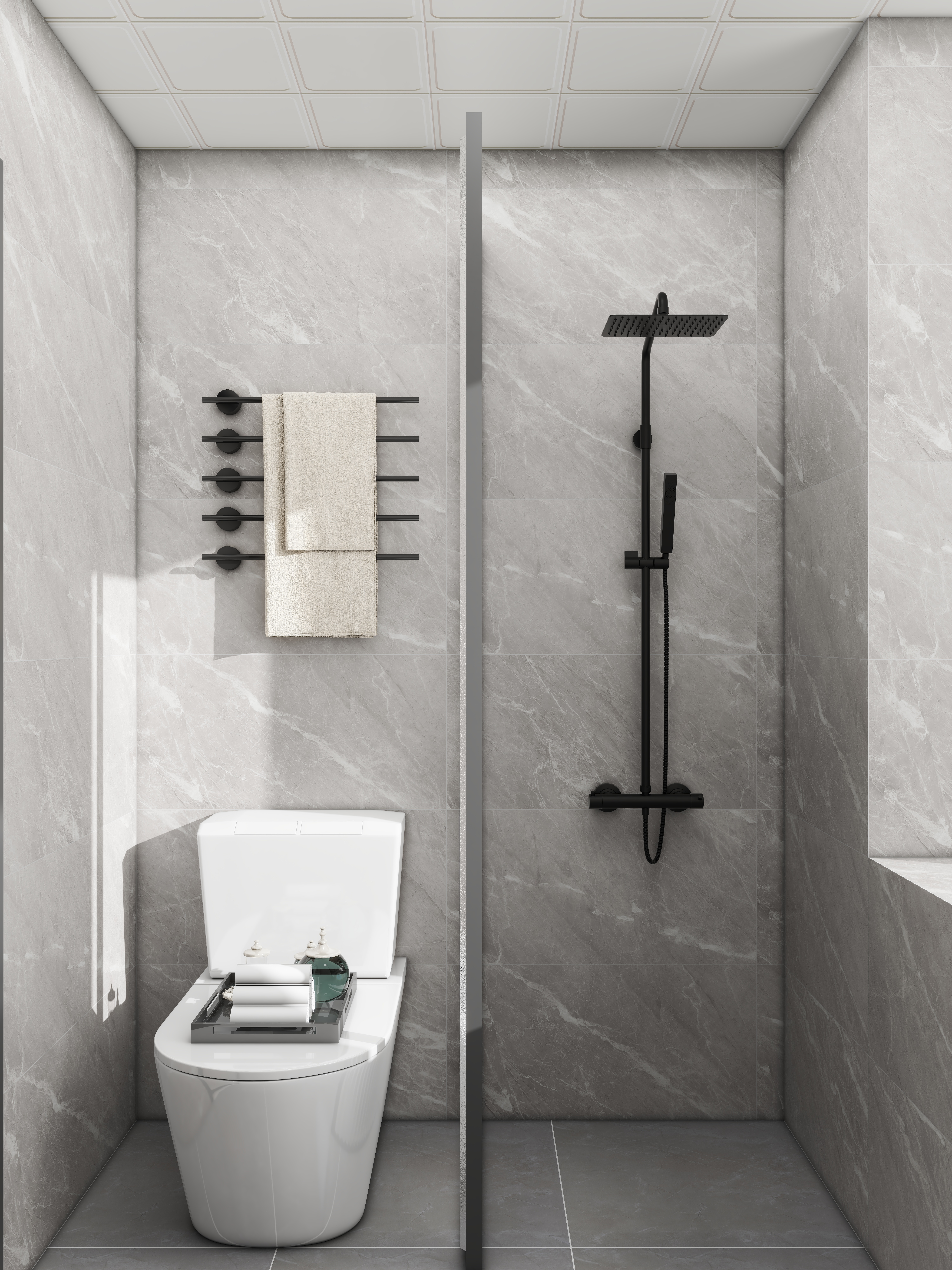 壹诺设计工作室-104㎡3室-现代简约 装修效果图