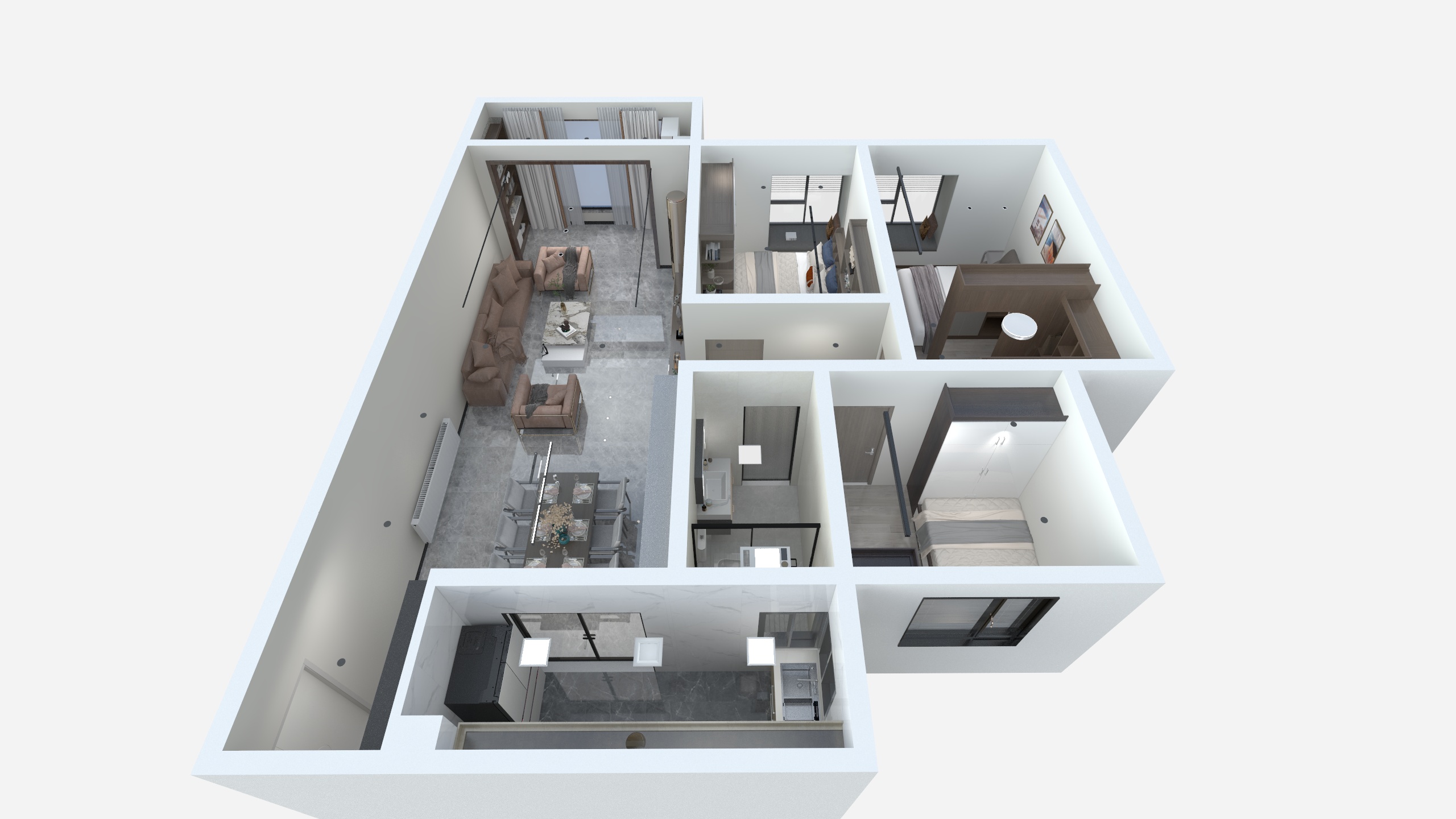 念辰设计_何开洪-南白龙媛住宅-装修设计方案
