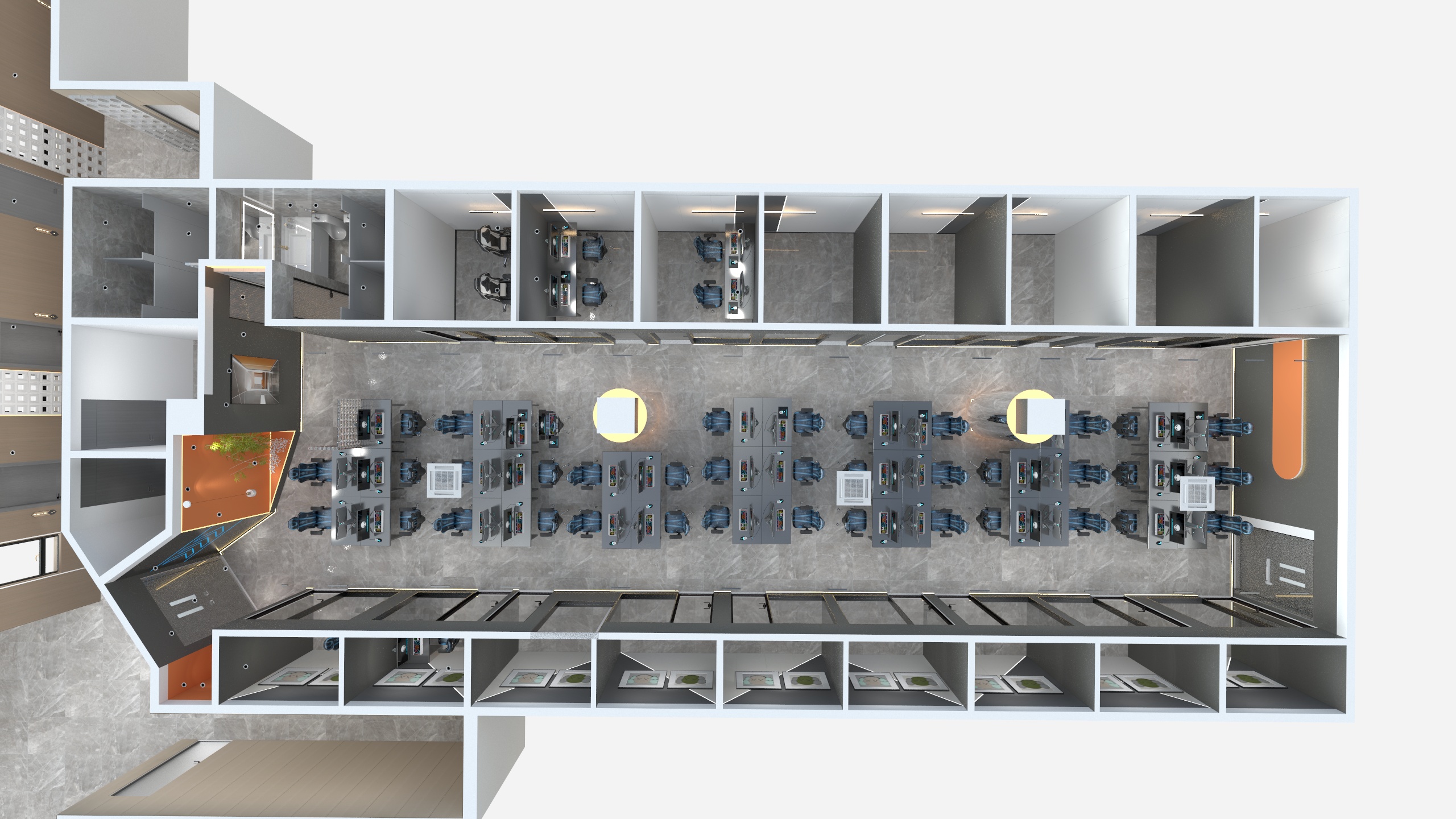 熊双双-二期网吧加过道-装修设计方案