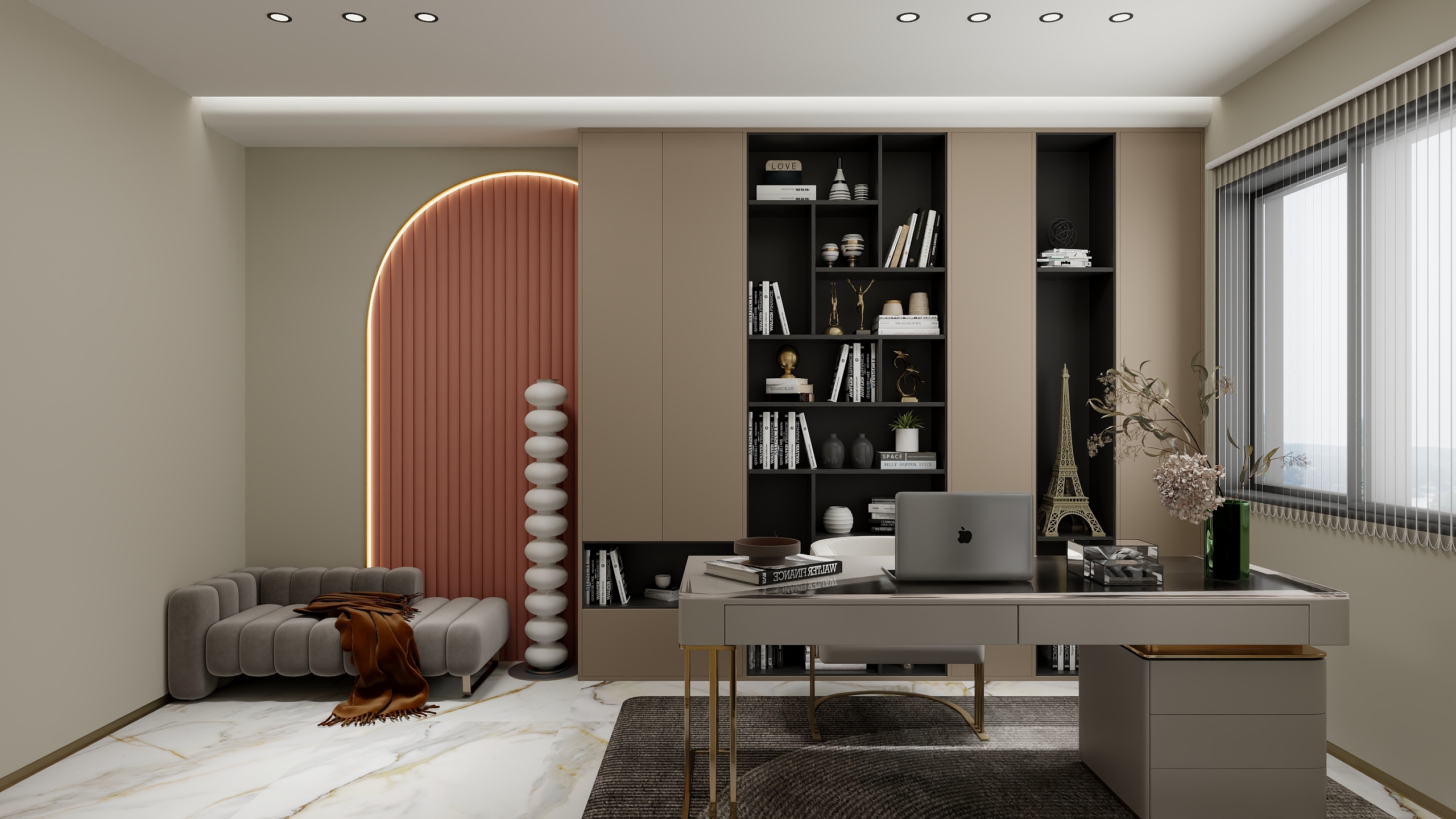 知秋意-恒大天宸238㎡4室装修效果图