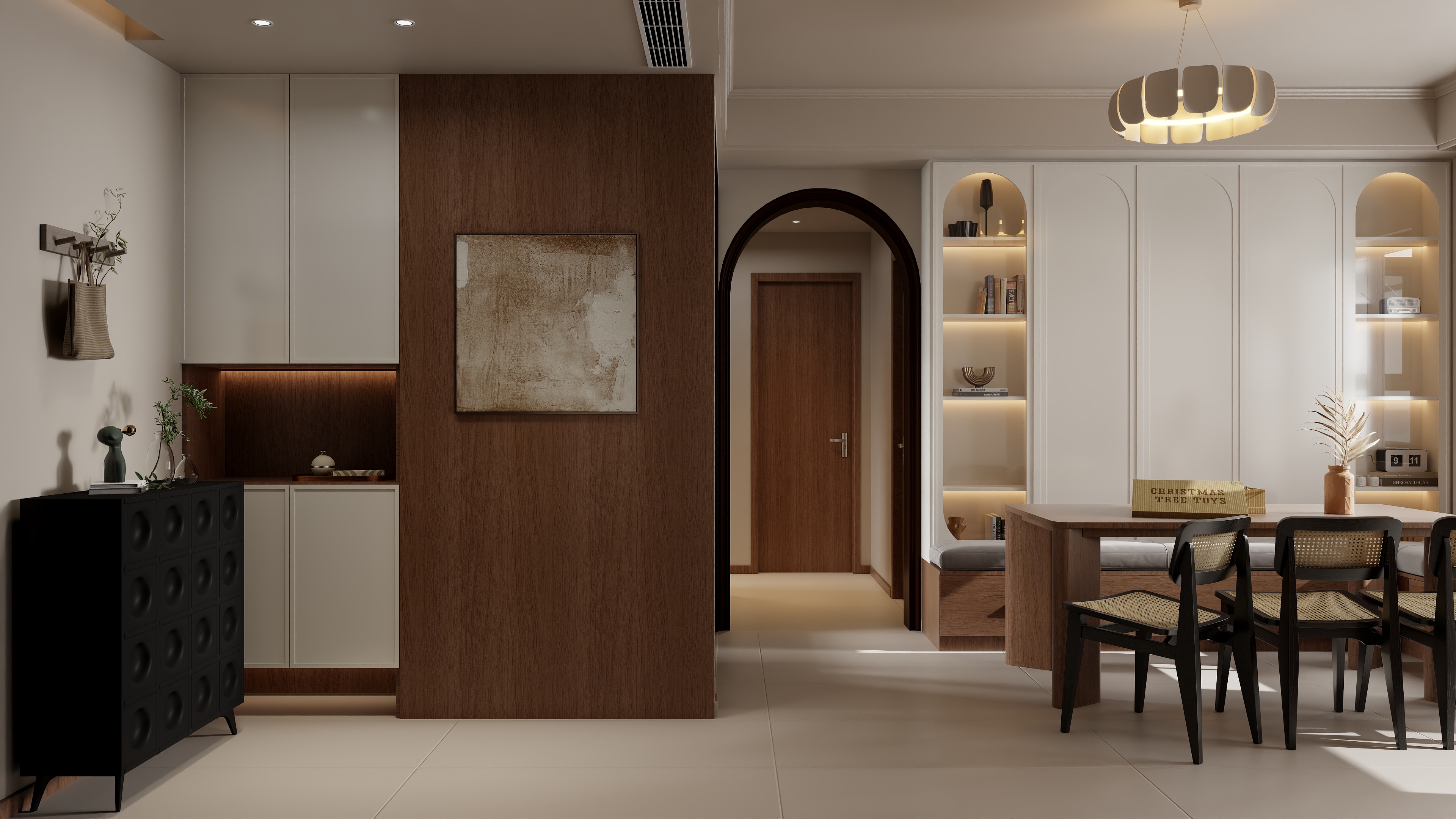 全案设计丨整家定制-【华侨城】中古风设计-装修设计方案