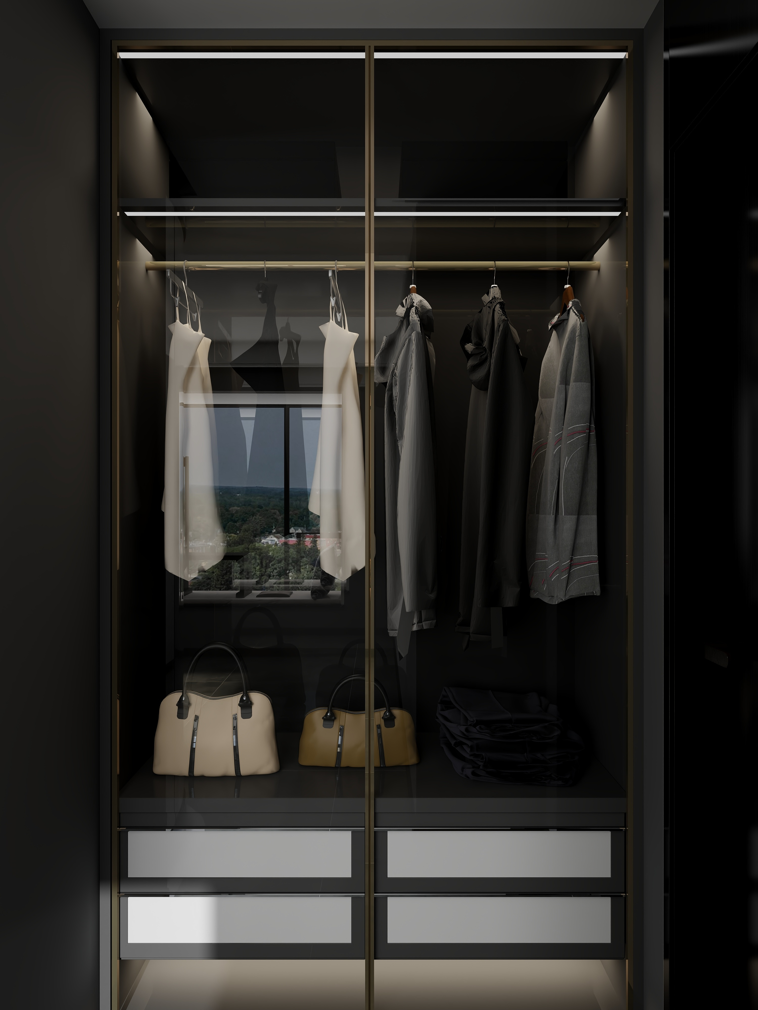 艺雅丽-110平现代简约装修效果图