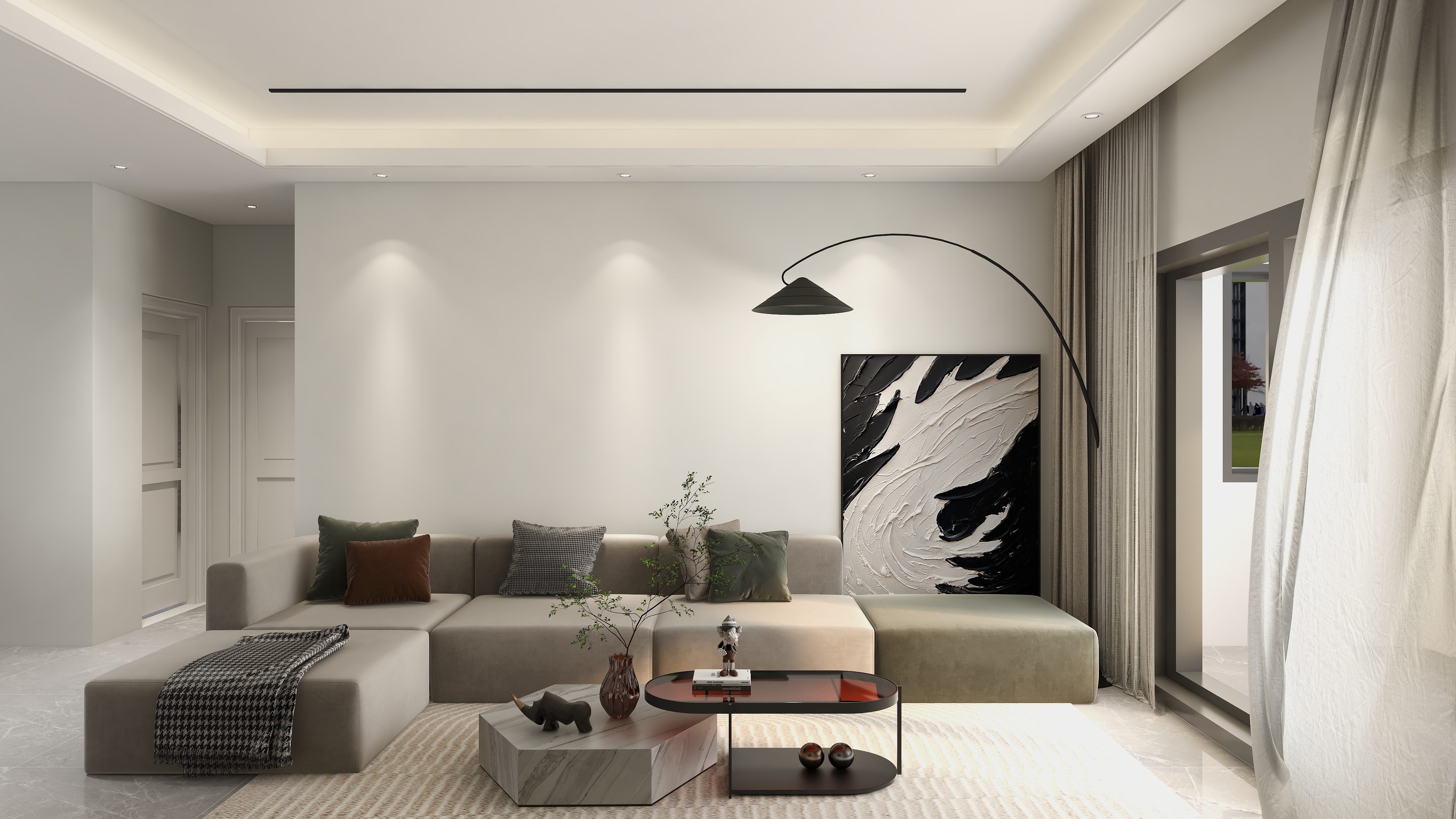 兰总-东冠逸家93㎡-装修设计方案