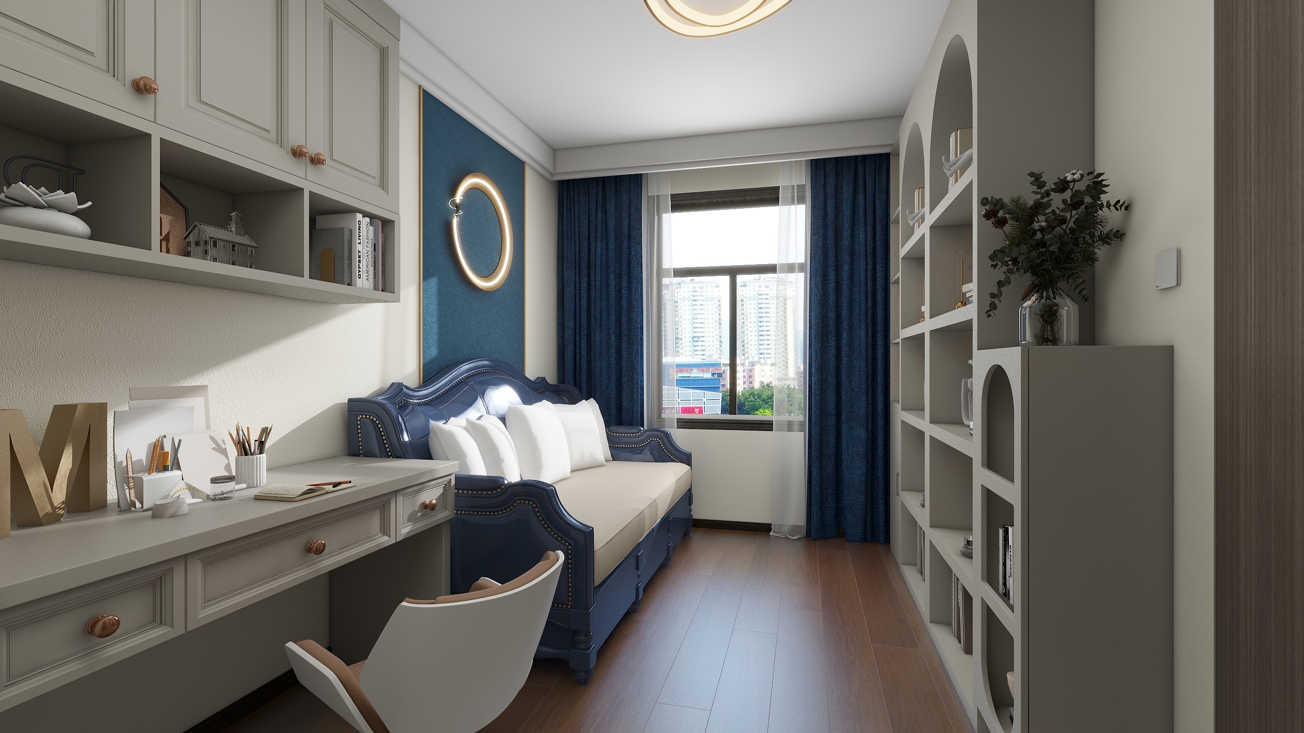 皓博雅铭设计-上品湾-moma-副卧修改 12-19-装修设计方案