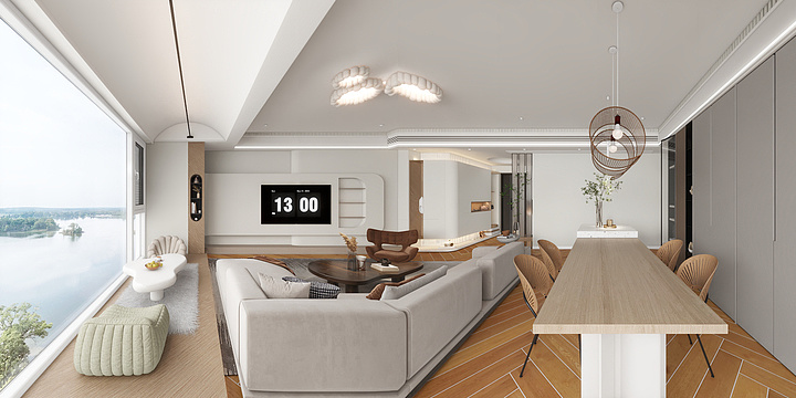 画家_沉铭-中粮壹号（简法）方案四-装修设计方案