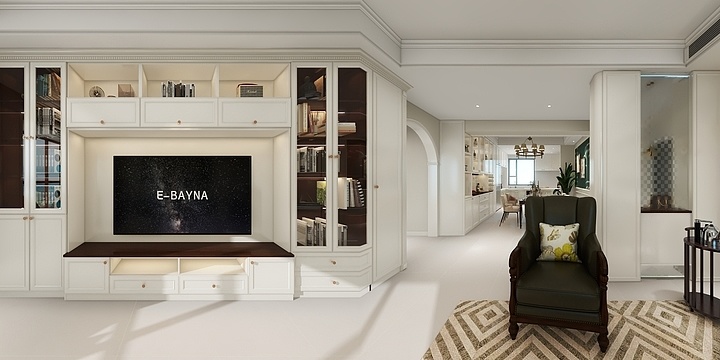 张兴坤-天盾花园1-2-702美式轻奢-装修设计方案