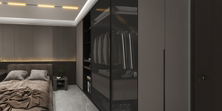 蔓梅设计工作室-新河大平层1-装修设计方案