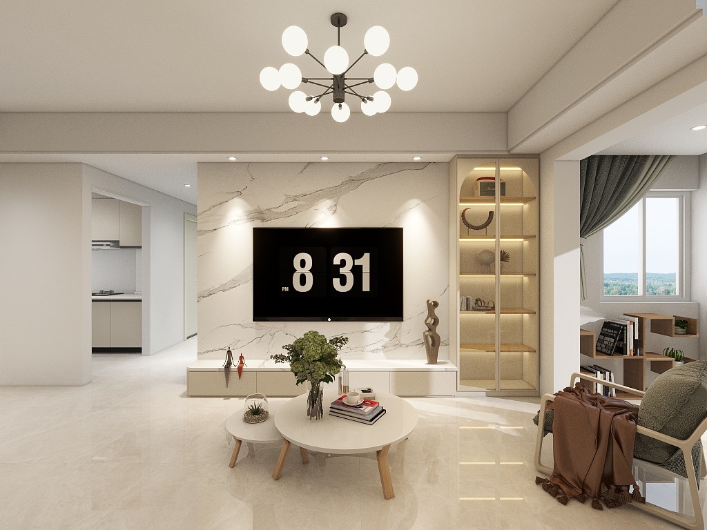 载天藏花-海德公园81㎡3室-装修设计方案