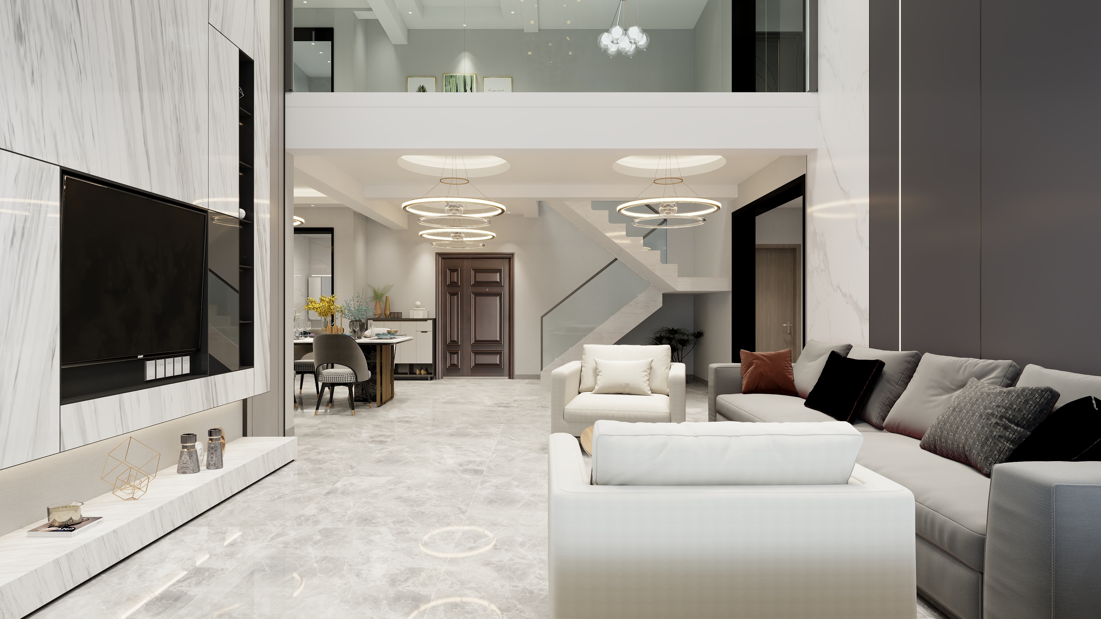 日照慧享家装饰装修与设计-2层别墅户型-装修设计方案