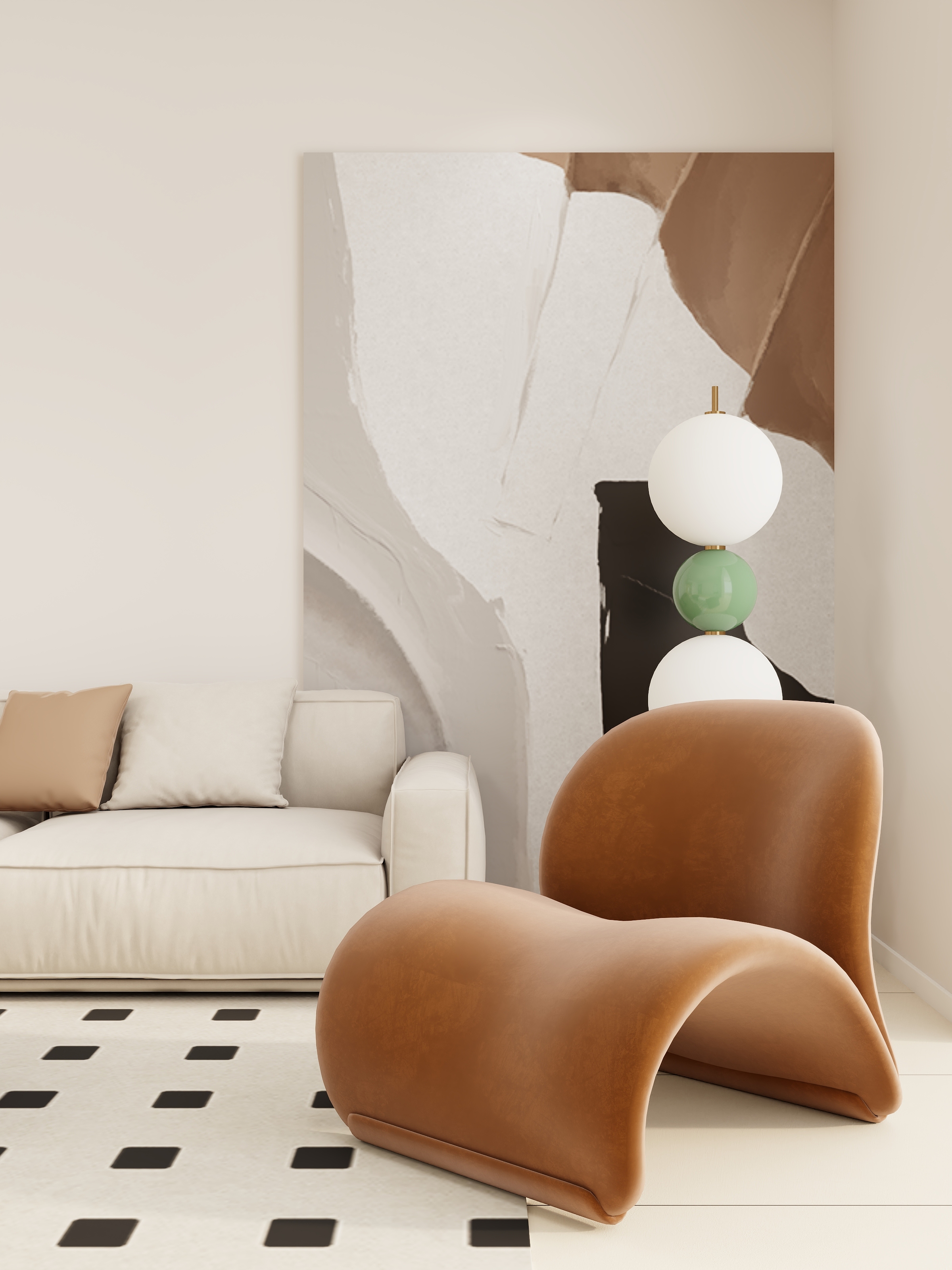 明旭效果图-协和·汉林居105㎡3室装修效果图