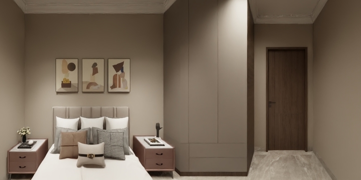 夏漠Soul-颐和星湾123.7m²   原木风-装修设计方案