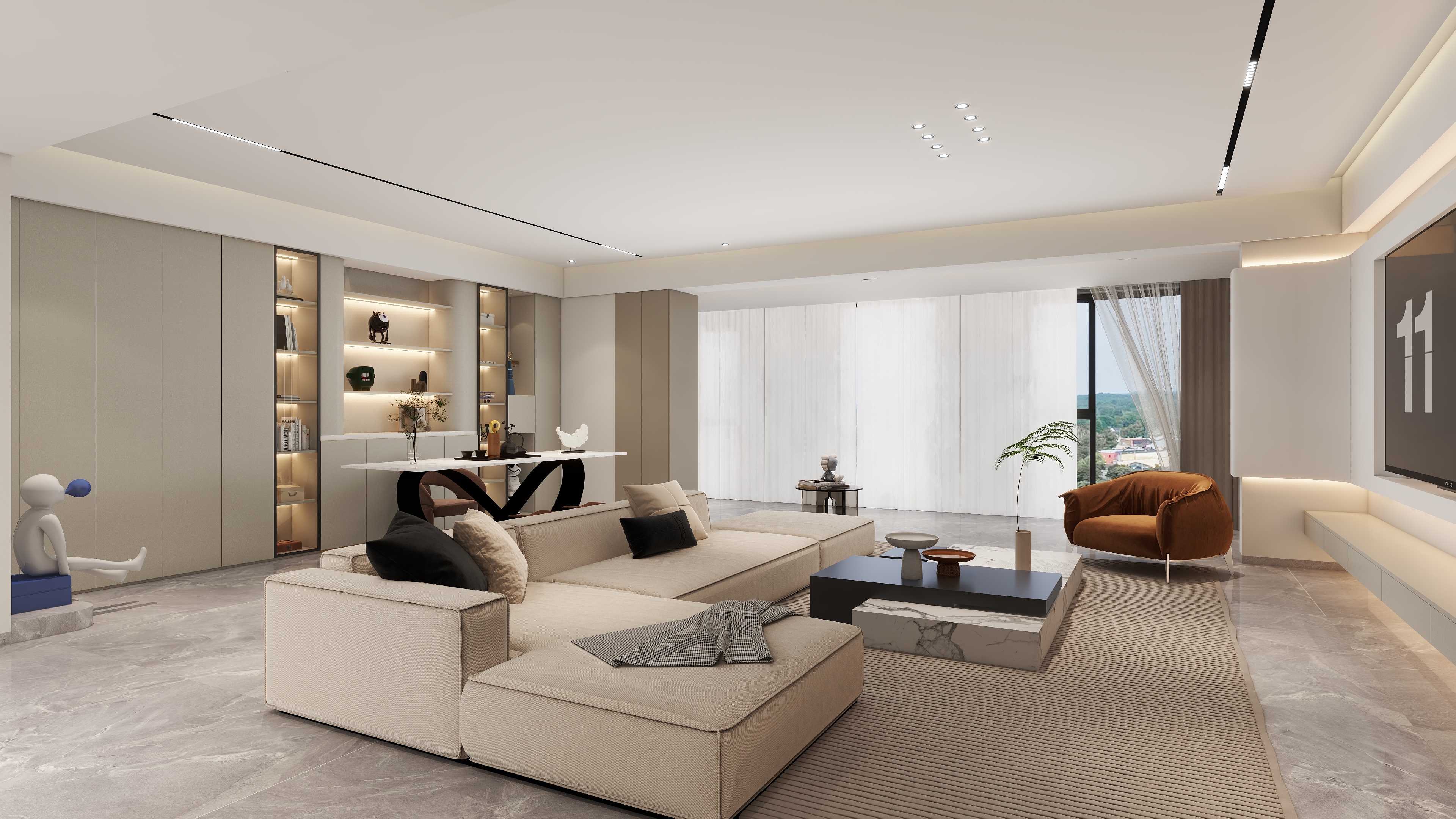 柒景设计-现代简约-装修设计方案