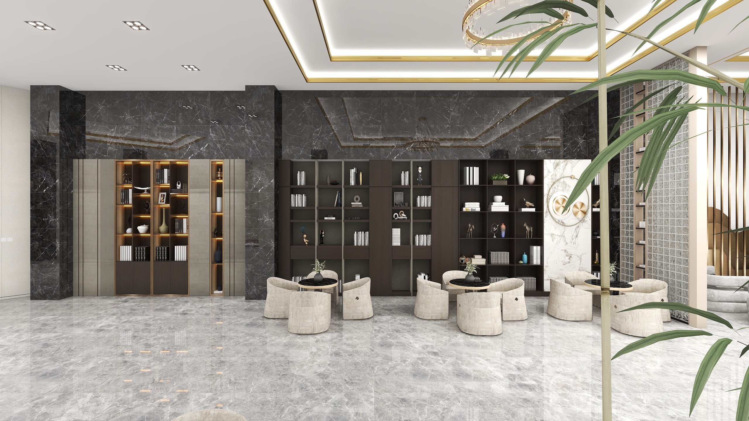 初作设计工作室赵善良-工装580平方展厅设计-装修设计方案