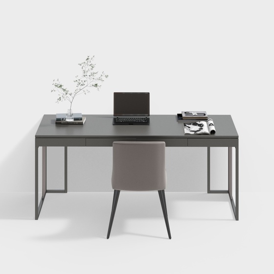 Modern office desk and chair combination