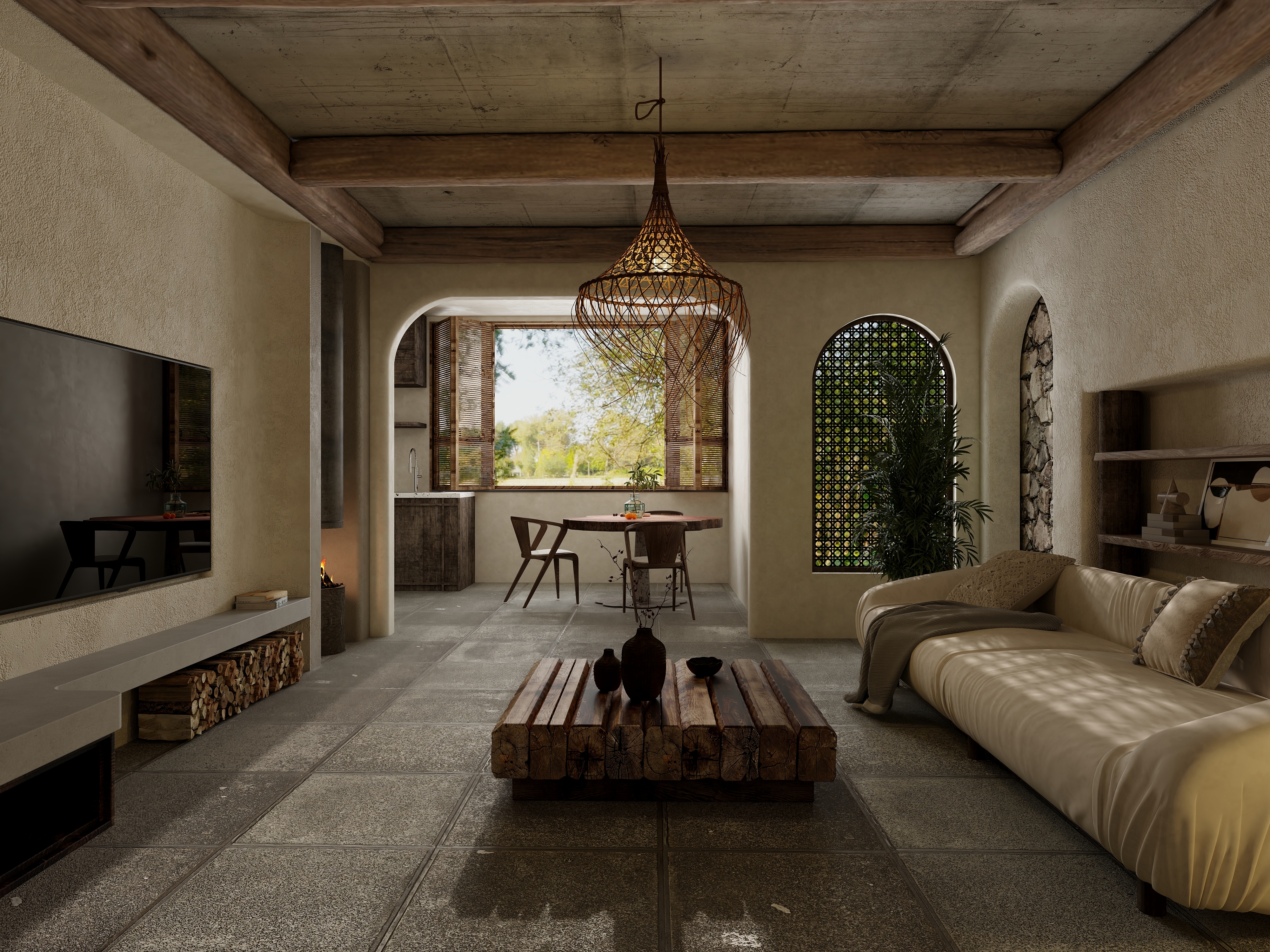 章鱼哥效果-碧桂园45㎡-装修设计方案