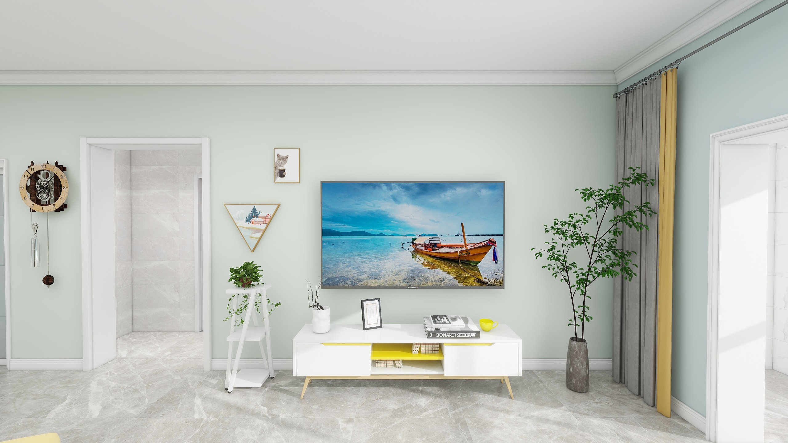 辰尚设计-润泰国际两室北欧风格-装修设计方案