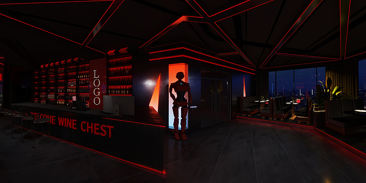 吃面加蒜-酒吧-装修设计方案