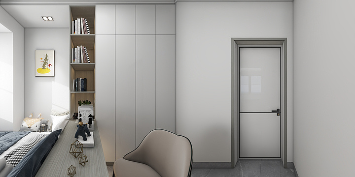 SFZUO左-鼎元世家现代学房-装修设计方案