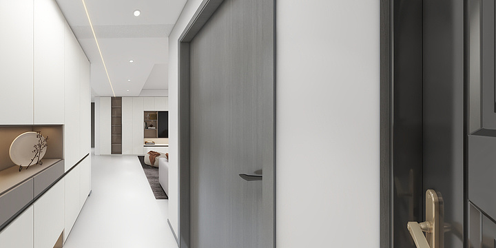 墨染流日-枫林苑（H户型）11-1-402-改书房-装修设计方案