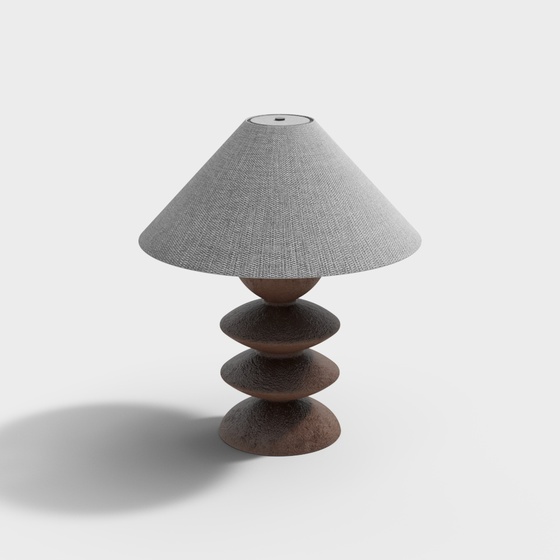 Wabi-Sabi Style Bedside Table Lamp