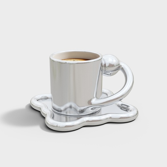 Metal coffee cup