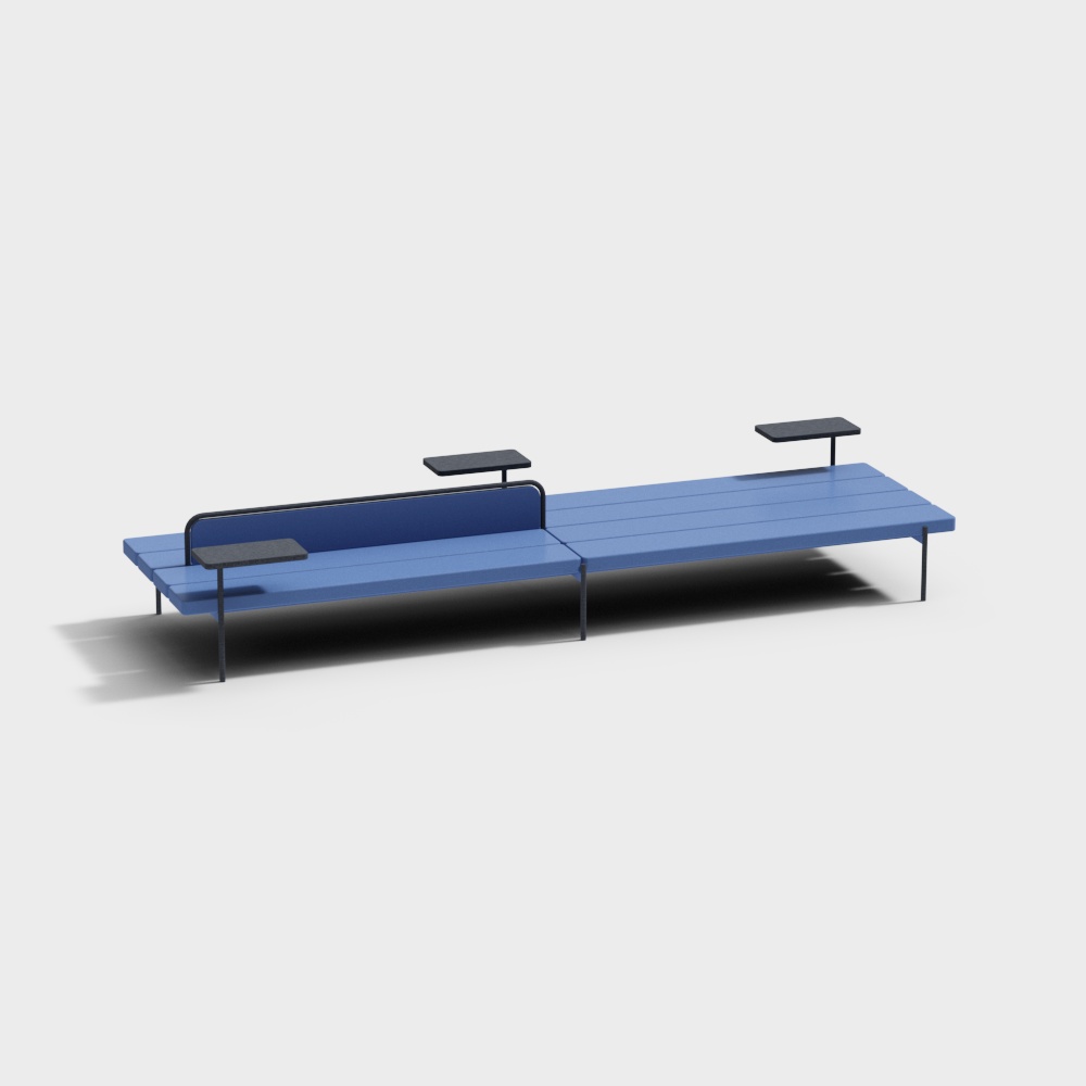 Steelcase Lounge benches3D模型