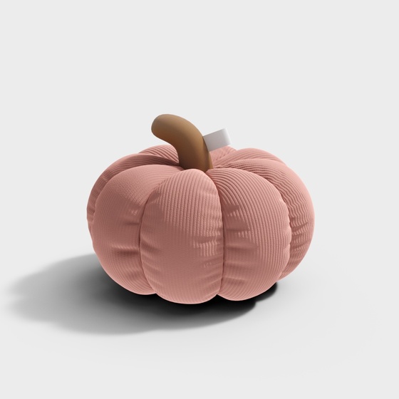 Nordic pink pumpkin throw pillows