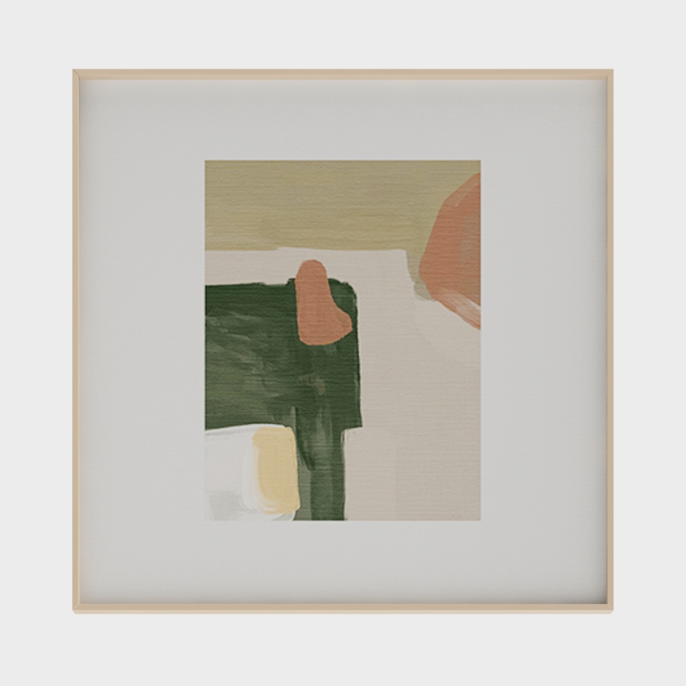 现代简约色块装饰画
