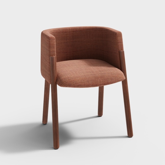 Cassina Modern Coral Orange Chair