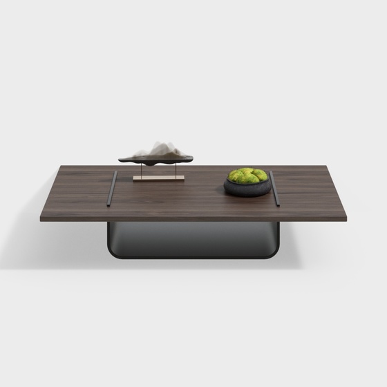 New Chinese style wood grain coffee table