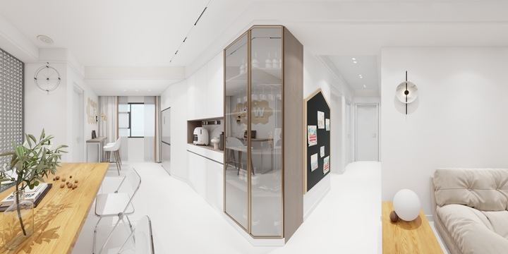 周浩设计师-壹号院128㎡3室-装修设计方案