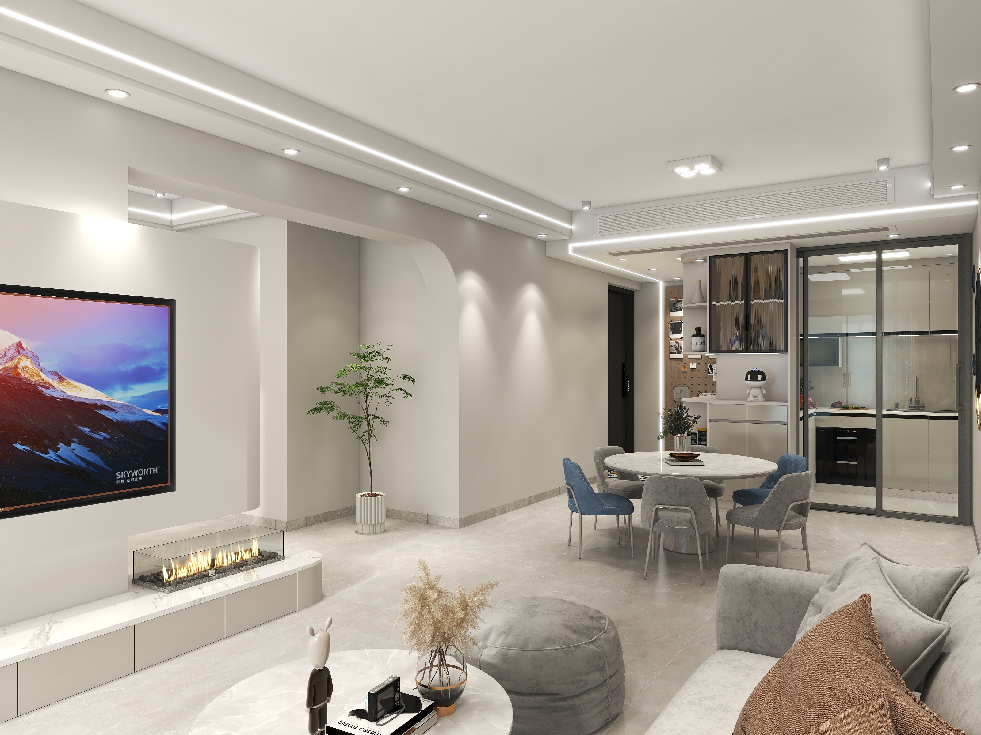 张玉泉-滨江名门-全景图Ⅱ（T：13420706357）-装修设计方案