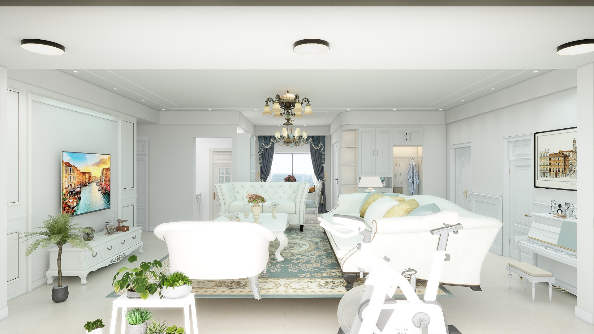 江湖修道心-125㎡2室-装修设计方案