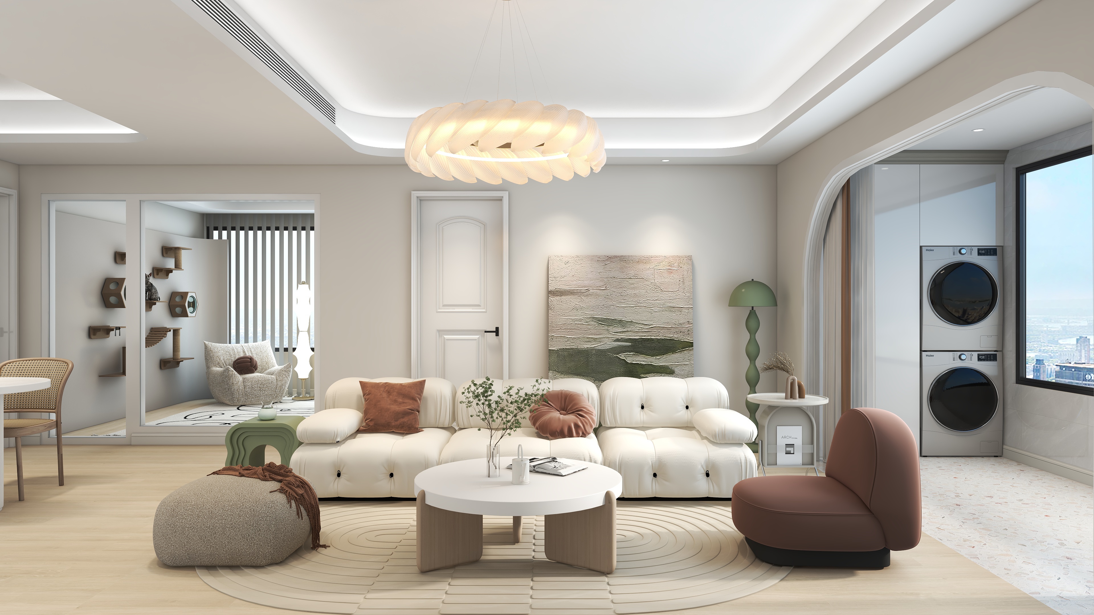 kuchao107-现代北欧装修效果图