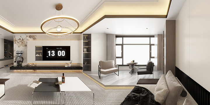 度恒02-4-轻奢鲁邦奥林逸城-装修设计方案