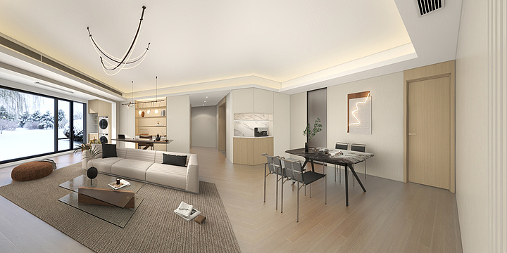 苏州TATA木门Qn-林溪雅苑-124户型设计方案-装修设计方案