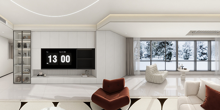 共豪装饰15506546066-汇景苑幸福小镇143m²-装修设计方案