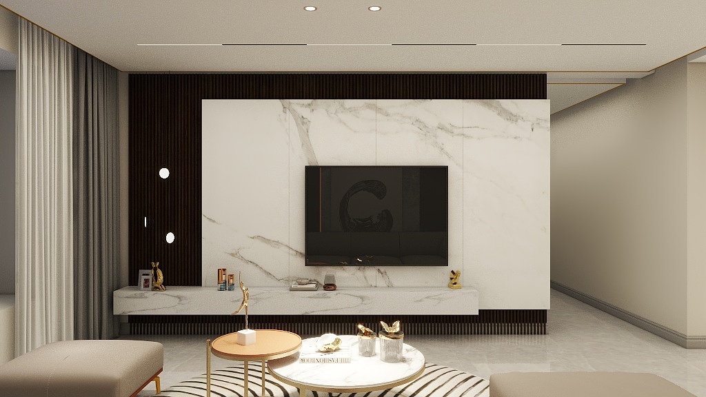 姚敢敢-豪庭北楼西单元18楼东南户-装修设计方案