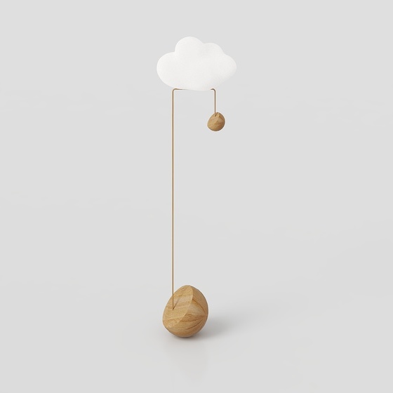 Modern cloud floor lamp