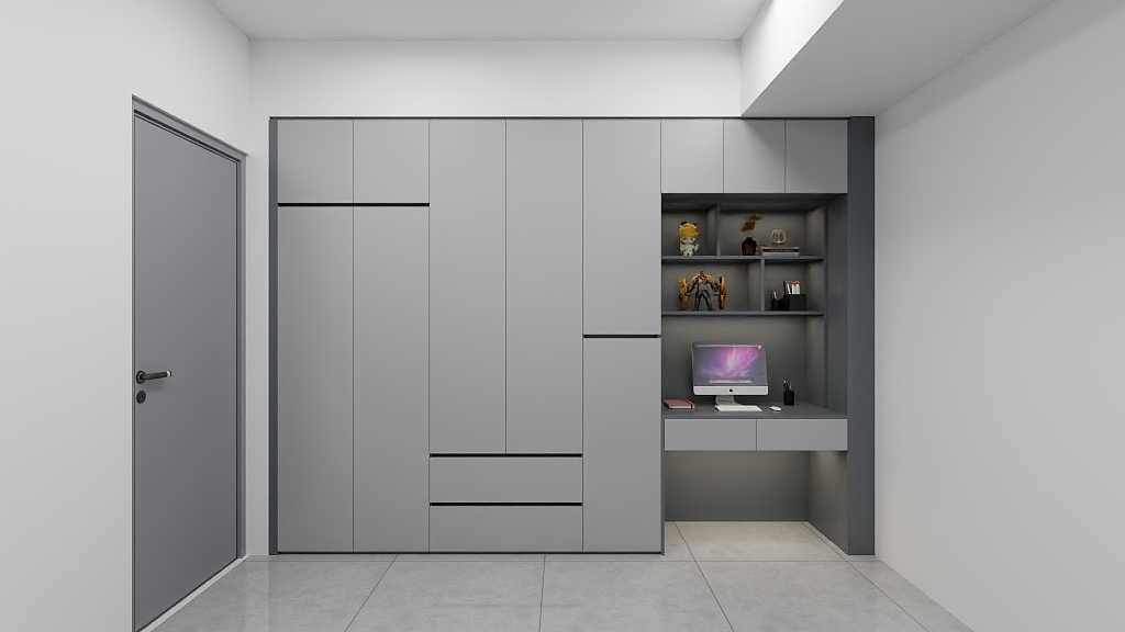 柜子研究所VX710383509-企石自建房2楼 左1房  免拉-装修设计方案