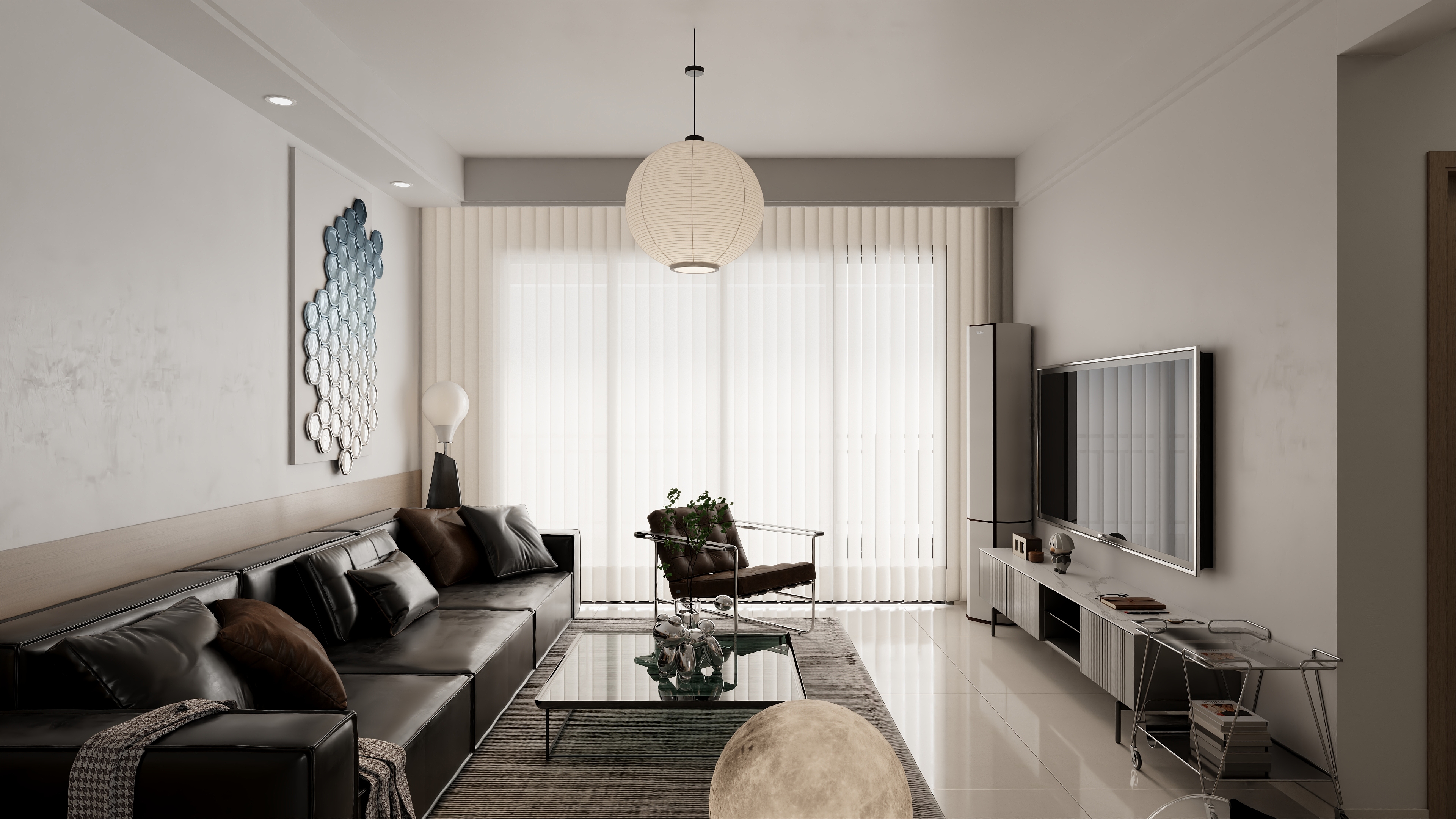 云中雾隐-74㎡1室-装修设计方案