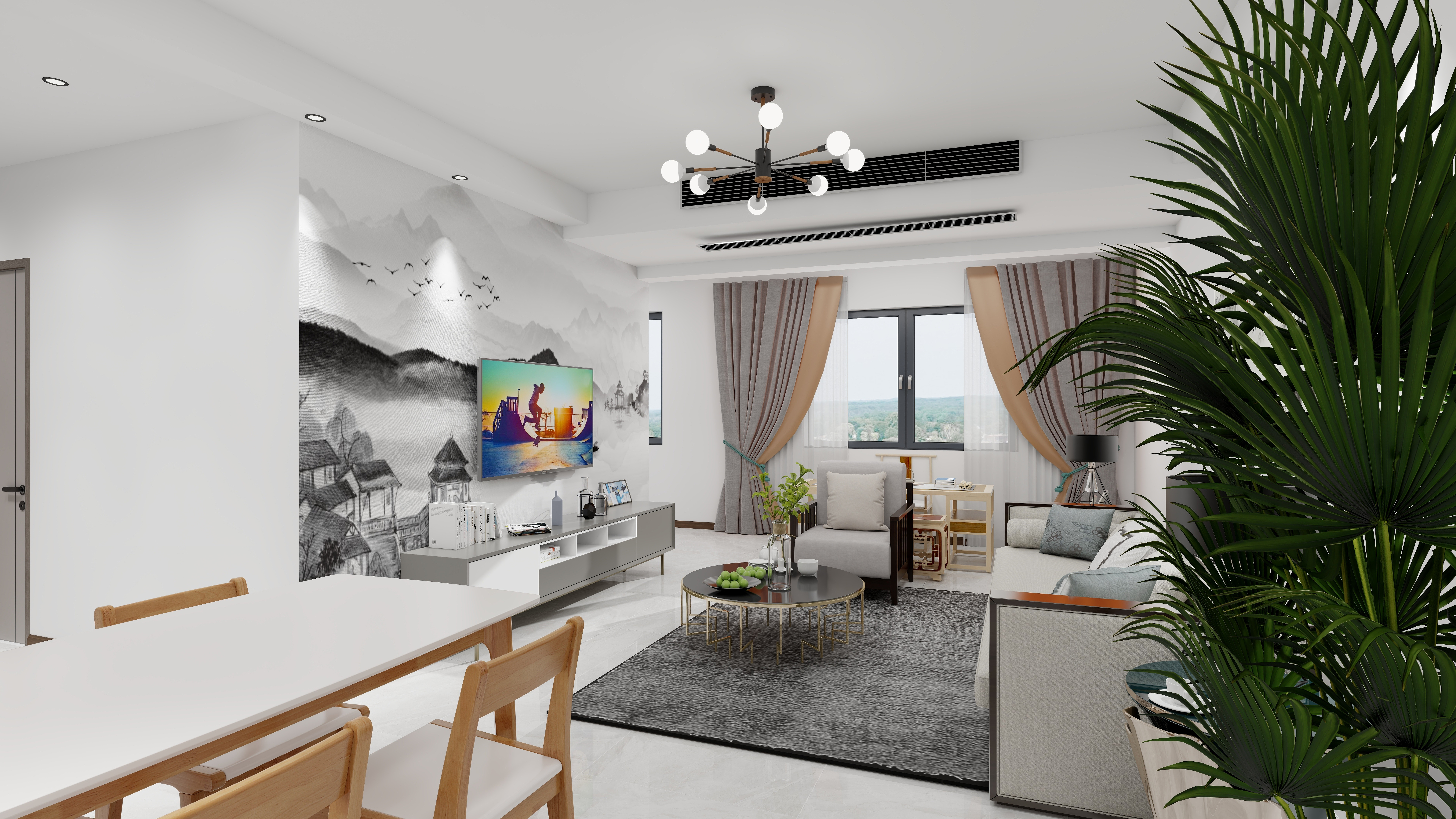 滨州万宸建筑装饰工程有限公司-石榴 玉兰湾5-1-1001-装修设计方案