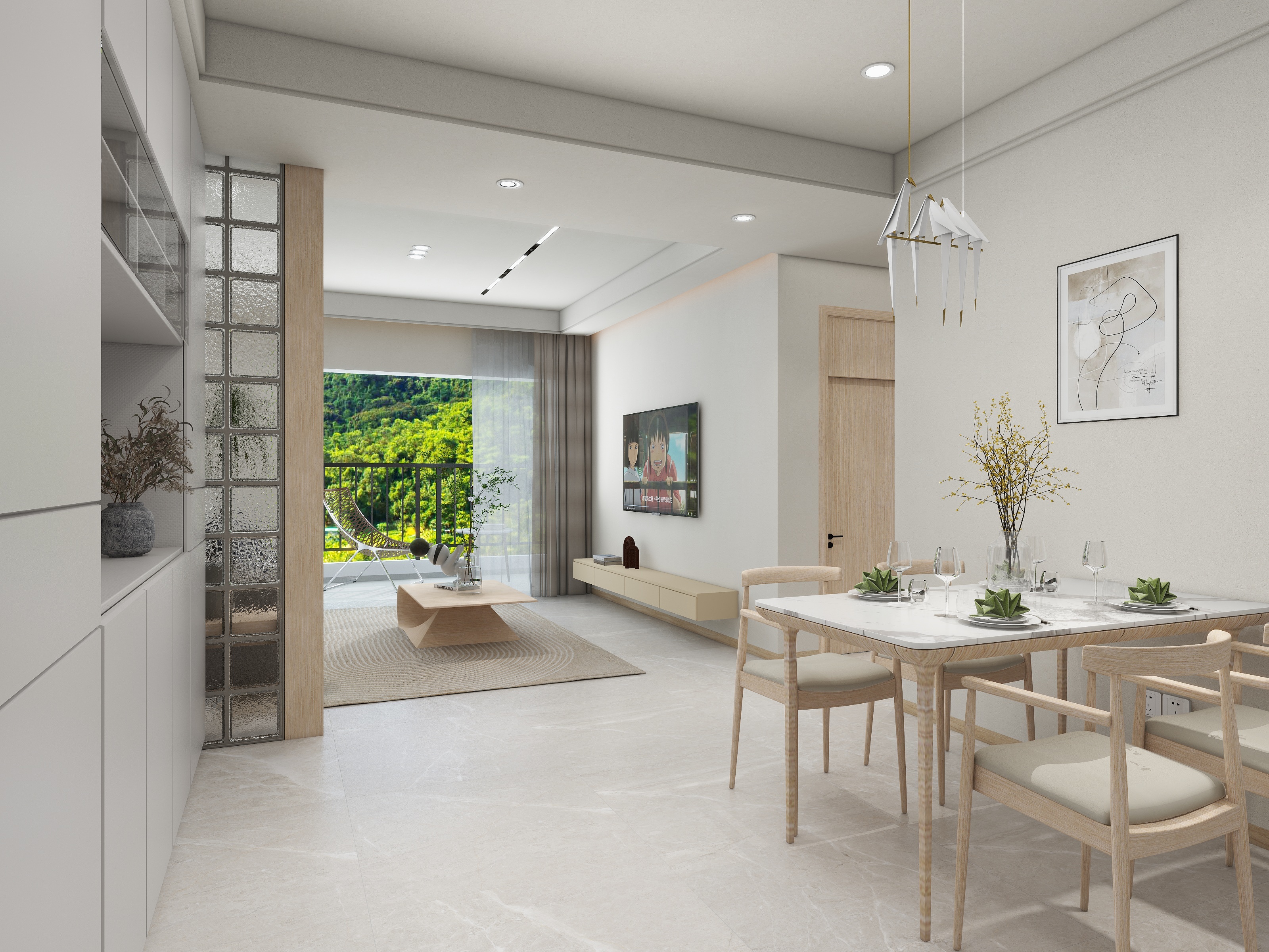 浪流深-90㎡3室-装修设计方案