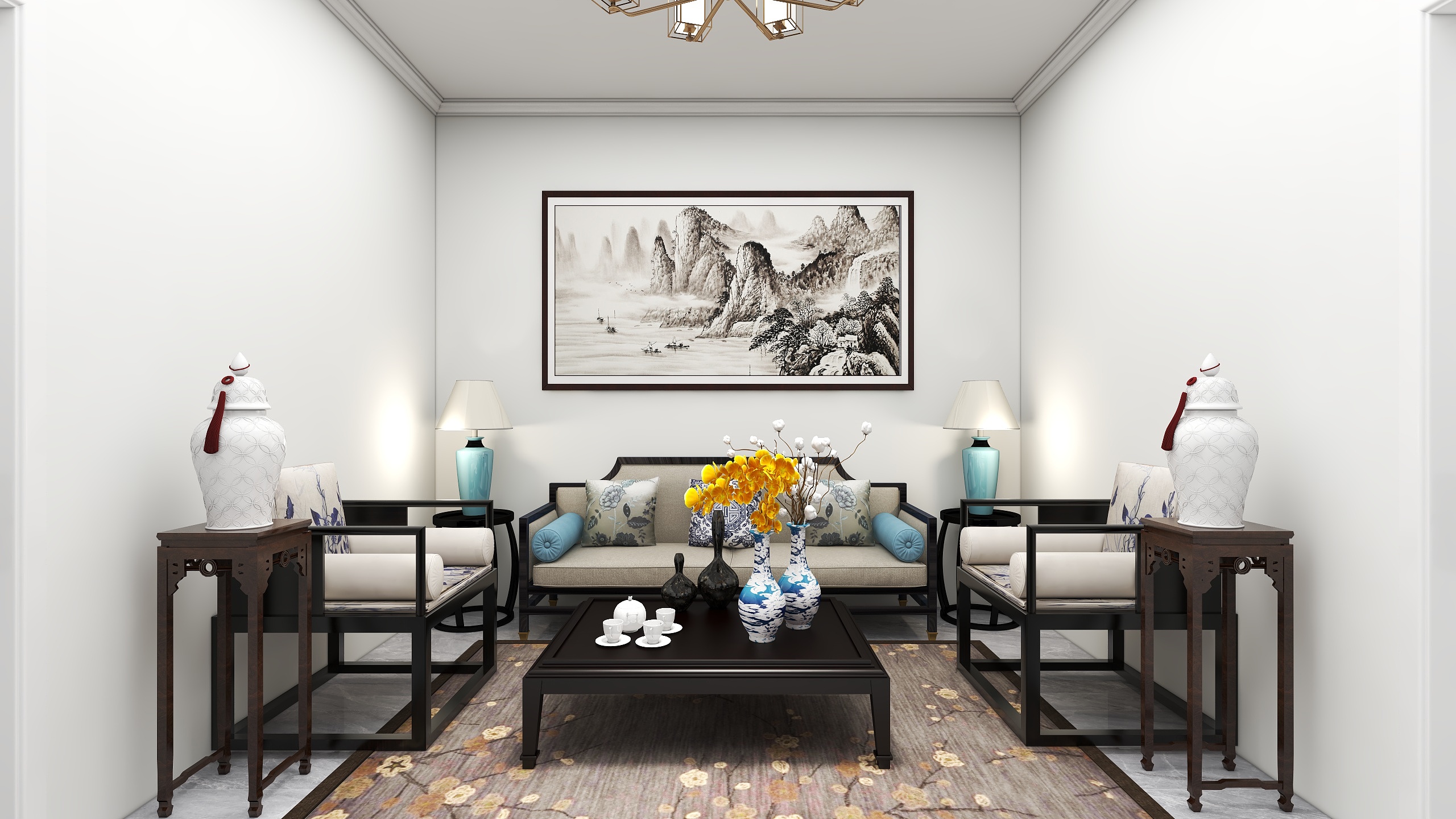 刘振-医药公司老房翻新94㎡2室-装修设计方案