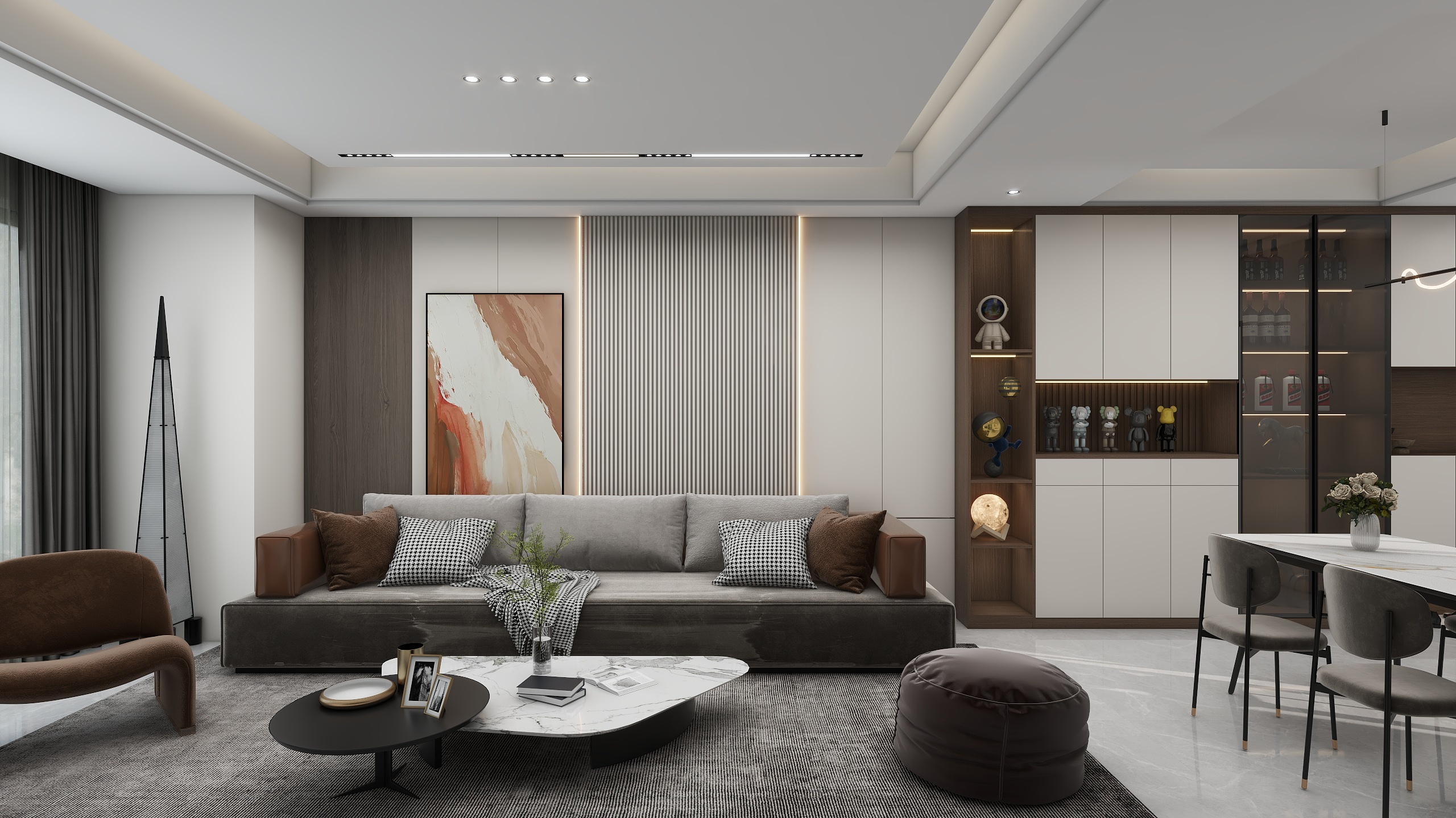 BASHIYI-85㎡3室 公园华府-装修设计方案