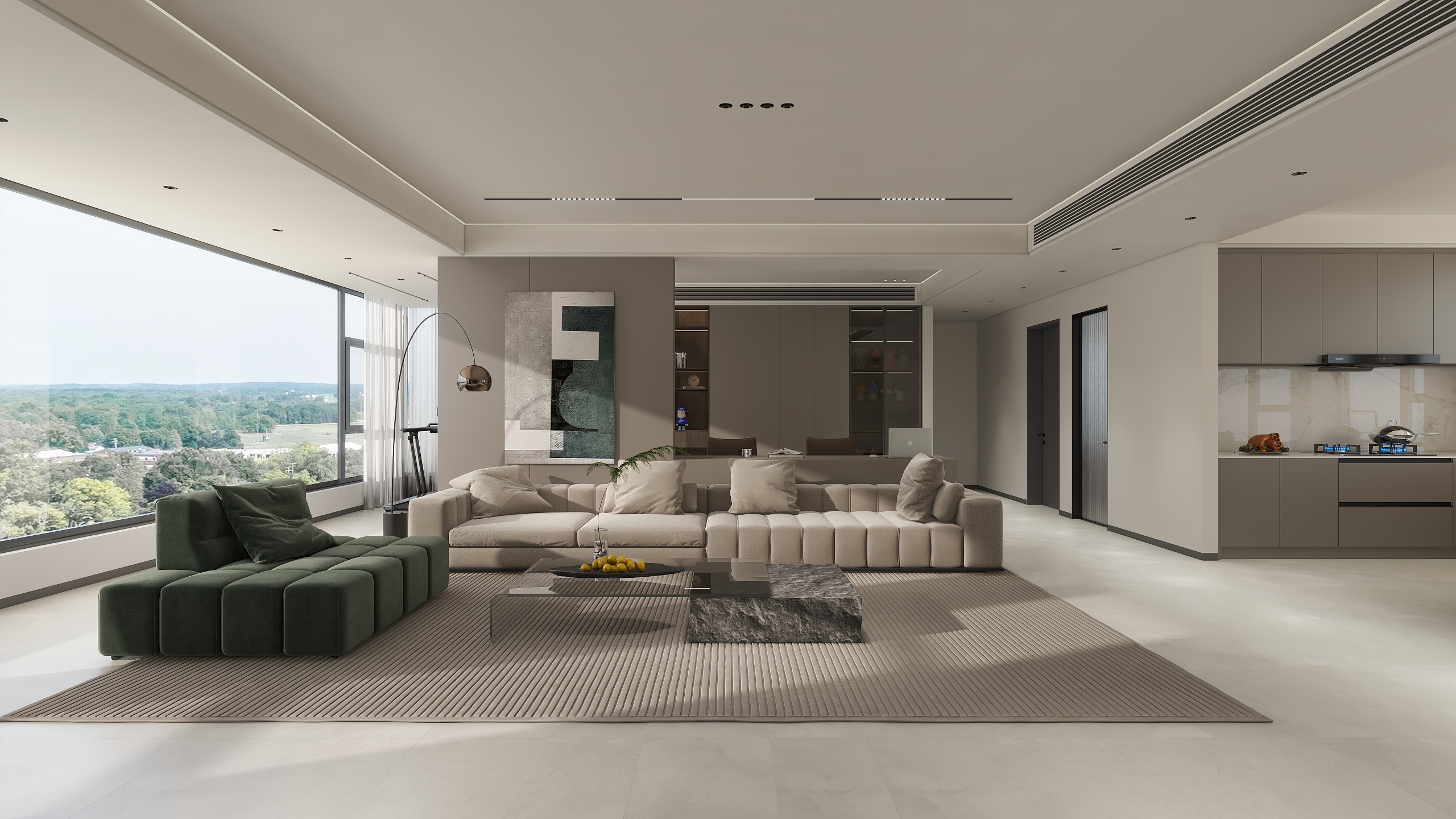 Q邱邱糖-168㎡2室装修效果图